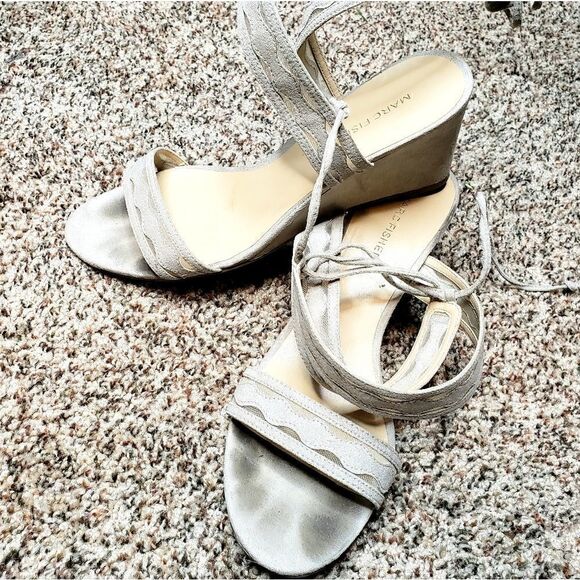 Marc Fisher | Journal Suede Wedges - Picture 1 of 5